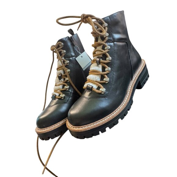 Women's Black Ankle Lace-Up Boots Sz 5 NWT - Picture 10 of 10